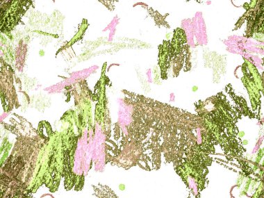 Etnik El Çekim Başlığı. Yatay Şablon İçin Yeşil Arkaplanda Şirin Büyük Yaratıcı Geometrik Kusursuz Desen. Büyük Moda Asgari Baskısı. Geometrik El Çizim Başlığı.