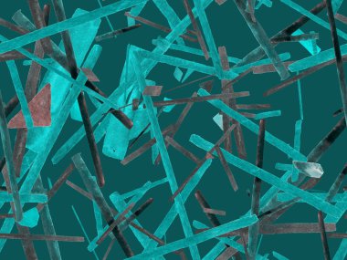 Bauhaus Kusursuz Düzen. Suluboya Geometrik Yeşil Teal Çizgileri Tasarımı. Sanat Organik Geo Arkaplanı. Büyük Moda Asgari Baskı. Moda Eğlencesi Soyut Boyası Suluboya Renk Çizgileri.