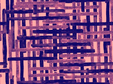 Bauhaus Kusursuz Düzen. Suluboya Geometrik Kırmızı Pembe Çizgiler Tasarımı. Sanat Organik Geo Arkaplanı. Büyük Modern Asgari Baskı. Moda Eğlencesi Soyut Boyası Suluboya Renk Çizgileri.