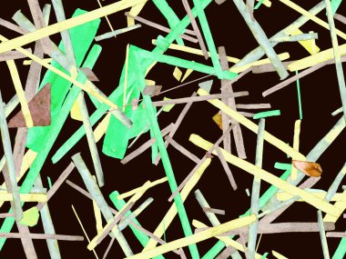 Bauhaus Kusursuz Düzen. Suluboya Geometrik Yeşil Teal Çizgileri Tasarımı. Sanat Organik Geo Arkaplanı. Büyük Moda Asgari Baskı. Moda Eğlencesi Soyut Boyası Suluboya Renk Çizgileri.