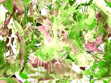 Tehlike izi yok. Yeşil suluboya fırça darbesi grunge tasarımı. Suluboya kaotik sıçrama boya tasarımı. Kademeli mürekkep lekeleri. Çamur tabakası. Sıvı damlayan fırça sonsuz iz. 