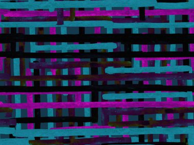 Bauhaus Kusursuz Düzen. Suluboya Geometrik İndigo, Mavi Çizgiler Tasarımı. Sanat Organik Geo Arkaplanı. Büyük Modern Asgari Baskı. Moda Eğlencesi Soyut Boyası Suluboya Renk Çizgileri.