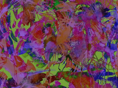 Tehlike izi yok. Mor suluboya fırça darbesi grunge tasarımı. Suluboya kaotik sıçrama boya tasarımı. Elle çizilmiş mürekkep lekeleri. Toprak sıçrama deseni. Sıvı damlayan fırça sonsuz iz.