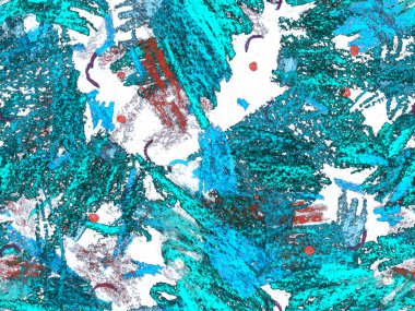 Modern Yazı Başlığı. Sevimli Büyük Moda Geometrik Mavinin Kusursuz Şablonu, Yatay Şablon için İndigo Arkaplanı. Büyük Modern Asgari Baskı. Tebeşir Yazı Başlığı.