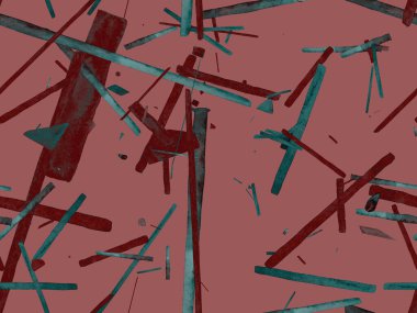 Bauhaus Kusursuz Düzen. Suluboya Geometrik Kırmızı Pembe Çizgiler Tasarımı. Sanat Organik Geo Arkaplanı. Büyük Çağdaş Asgari Yazdırma. Moda Eğlencesi Soyut Boyası Suluboya Renk Çizgileri.