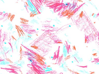 Güzel pastel boya dokusu. Kırmızı Üzerine Şirin Büyük Olağandışı Geometrik Desen, Yatay Şablon İçin Pembe Arkaplan. Büyük Modern Asgari Baskı. Moda Boya Dokusu.