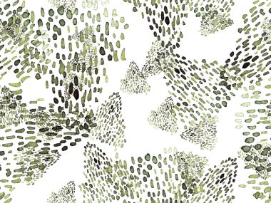 Portakal rengi, kusursuz hayvan deseni. Suluboya el izi. Afrika egzotik kamuflajı. Geometrik suluboya arka plan. Vahşi hayvan kürkü dokusu. Suluboya El Boyalı Cilt Deseni.