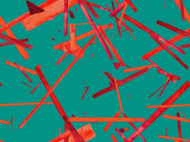 Bauhaus Kusursuz Düzen. Suluboya Geometrik Yeşil Teal Çizgileri Tasarımı. Sanat Organik Geo Arkaplanı. Büyük Sanatsal Asgari Baskı. Moda Eğlencesi Soyut Boyası Suluboya Renk Çizgileri.