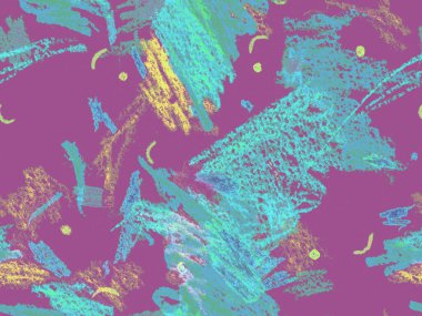 Güzel pastel boya dokusu. Kırmızı, Yeşil, Mavi Yatay Şablon Üzerine Şirin Büyük Modern Geometrik Kusursuz Desen. Büyük Modern Asgari Baskı. Moda Boya Dokusu.