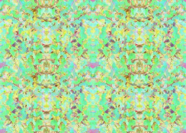 Fas dikişsiz şablonu. Yeşil, kırmızı arka plan. Suluboya geometrik tasarım dokusu. Mürekkep dekoru Arap baskısı. Fas geometrik kusursuz desen. Asya suluboya mozaik dokusu.