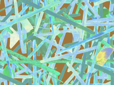 Bauhaus Kusursuz Düzen. Suluboya Geometrik Yeşil Teal Çizgileri Tasarımı. Sanat Organik Geo Arkaplanı. Büyük Yaratıcı Asgari Baskı. Moda Eğlencesi Soyut Boyası Suluboya Renk Çizgileri.