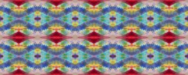 Boyalı fırça Aztek arka planı. Sembol geometrik mayo deseni. Mavi, Kırmızı, Yeşil Pastel Eğlenceli Dikdörtgen İkat İlişkisi. Etnik Kusursuz Düzen. Suluboya Etnik Tasarım. Kilim Halı Rastgele Dokusu. 