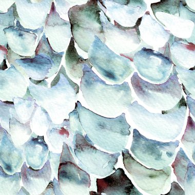 Mavi Turkuaz Yılan Kusursuz Şablon. Suluboya El Çizilmiş Piton Yazısı. Kobra Derisi Egzotik Doku. Geometrik Yılan Arkaplanı. Zehir ve Yılan derisi. Suluboya El Boyalı Döşeme Deseni.