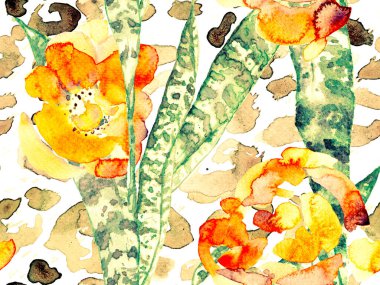 suluboya boya çiçek çizimi, dijital duvar kağıdı