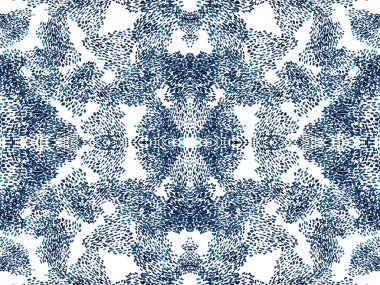 Çivit mavisi, kusursuz hayvan deseni. Suluboya el izi. Afrika egzotik kamuflajı. Geometrik suluboya arka plan. Vahşi hayvan kürkü dokusu. Suluboya El Boyalı Cilt Deseni.