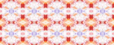 Ogee Kusursuz Doku. Ikat Deseni. Psikedelik Gökkuşağı Suluboya El Tekstil Çizimi. Yaratıcı Navajo Ikat Geçmişi. Aztek Geometrik Tekstil Sınırı Allover Organik Mayo Tasarımı. Coğrafi Döşeme. 