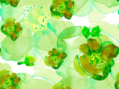 Egzotik Mayo Tasarımı. Hawaii Kova Parmak izi. Klasik Peonie Eco Rapport. Yaz Çiçeği Arkaplanı. Botanik Çiçek İllüstrasyonu. Suluboya Güller, Şakayık ve Yapraksız Kalıp.