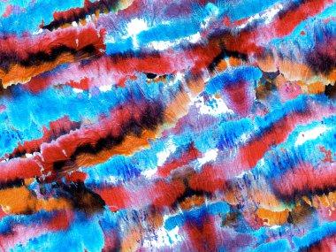 Zebra Deri İzi. Hayvan kamuflajı arka planı. Afrika deseni. Klasik Mavi ve Lush Lav kırmızısı çizgili kusursuz desen. Geometrik hayvan dokusu. Suluboya Kamuflaj Tasarımı. Soyut Safari Döşemesi.