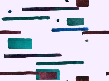 Bauhaus Kusursuz Düzen. Suluboya Geometrik İndigo, Mavi Çizgiler Tasarımı. Sanat Organik Geo Arkaplanı. Büyük Olağandışı Asgari Parmak izi. Moda Eğlencesi Soyut Boyası Suluboya Renk Çizgileri.