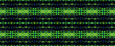 Etnik Kusursuz Düzen. Eğlenceli Dikdörtgen İkat Uyumu. Turkuaz ve siyah suluboya etnik tasarım. Boya fırçası Python arka planı. Sembol geometrik mayo deseni. Yılan Derisi Rastgele Doku.