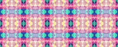 Gökkuşağı Etnik Simetrik Üçgenler Uyumu. Yaz Safari Arkaplanı. Sembol Halk Dokusu. Kusursuz Afrika deseni. Suluboya Yatay Canlı Tasarım. Afrika Geometrik Mayo Şablonu.