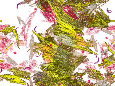 Etnik El Çekim Başlığı. Yatay Şablon için Sarı Arkaplanda Sevimli Büyük Modern Geometrik Kusursuz Desen. Büyük Modern Asgari Baskı. Geometrik El Çizim Başlığı.