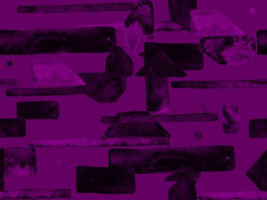 Bauhaus Kusursuz Düzen. Suluboya Geometrik Mor Çizgiler Tasarımı. Sanat Organik Geo Arkaplanı. Büyük Olağandışı Asgari Parmak izi. Moda Eğlencesi Soyut Boyası Suluboya Renk Çizgileri.