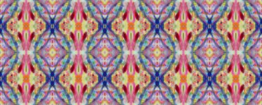 Sembol geometrik mayo deseni. Suluboya Etnik Tasarım. Boyalı fırça Aztek arka planı. Mavi, Kırmızı, Yeşil Pastel Eğlenceli Dikdörtgen İkat İlişkisi. Etnik Kusursuz Düzen. Kilim Halı Rastgele Dokusu. 