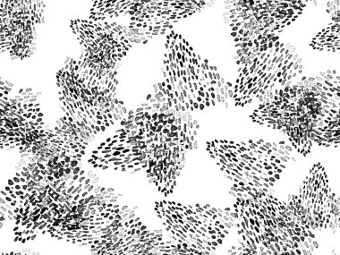 Siyah ve Beyaz Hayvani Kusursuz Şablon. Suluboya el izi. Afrika egzotik kamuflajı. Geometrik suluboya arka plan. Vahşi hayvan kürkü dokusu. Suluboya El Boyalı Cilt Deseni.