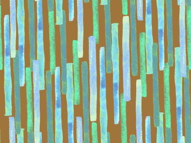 Bauhaus Kusursuz Düzen. Suluboya Geometrik Yeşil Teal Çizgileri Tasarımı. Sanat Organik Geo Arkaplanı. Büyük Moda Asgari Baskı. Moda Eğlencesi Soyut Boyası Suluboya Renk Çizgileri.