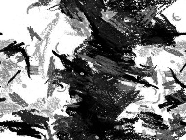 Etnik El Çekim Başlığı. Yatay Şablon için Siyah ve Beyaz Arkaplan Üzerine Şirin Büyük Modern Geometrik Kusursuz Desen. Büyük Olağandışı Asgari Parmak izi. Geometrik El Çizim Başlığı.