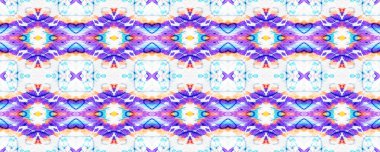 Sembol geometrik mayo deseni. Kilim Cildi Rastgele Doku. Mavi, Mor ve Beyaz Dikdörtgen İkat Uyumluluğu. Etnik Kusursuz Düzen. Suluboya Etnik Tasarım. Boya Fırçası Python Arkaplanı. 