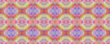 Mavi, Kırmızı, Yeşil Pastel Eğlenceli Dikdörtgen İkat İlişkisi. Etnik Kusursuz Düzen. Boyalı fırça Aztek arka planı. Sembol geometrik mayo deseni. Suluboya Etnik Tasarım. Kilim Halı Rastgele Dokusu. 