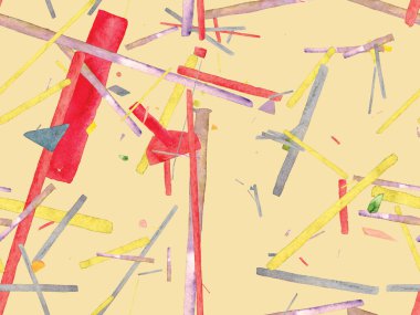 Bauhaus Kusursuz Düzen. Suluboya Geometrik Sarı Safran Çizgileri Tasarımı. Sanat Organik Geo Arkaplanı. Büyük Sanatsal Asgari Baskı. Moda Eğlencesi Soyut Boyası Suluboya Renk Çizgileri.