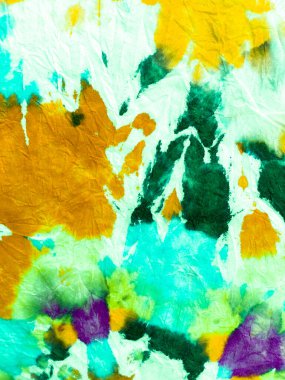 Özgürlük Girdabı 'nı bağladı. Boho Boyalı Kıyafetler. Reggae Suluboya Efekti. Psikedelik girdap tekstili. Boya sarmalı arka plan. Hippi Batic. Canlı Haight San Francisco Swatch. Yeşil ve Turkuaz