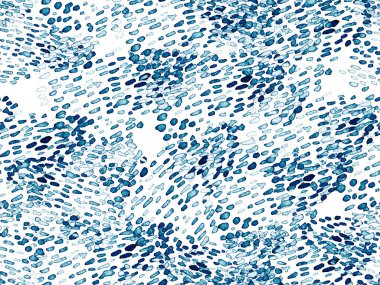 Mavi leopar desensiz Indigo deniz mavisi. Suluboya El Çita Yazısı. Vahşi Cilt Egzotik Doku. Geometrik Kürk arka planı. Leopar ve Jaguar Deri. Suluboya El Boyalı Cilt Deseni.