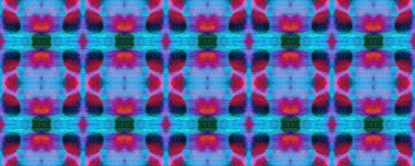 Boyalı fırça Aztek arka planı. Mavi, Kırmızı, Siyah Pastel Eğlenceli Dikdörtgen İkat İlişkisi. Etnik Kusursuz Düzen. Kilim Rastgele Halı dokusu. Sembol geometrik mayo deseni. Suluboya Etnik Tasarım. 