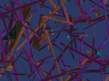 Bauhaus Kusursuz Düzen. Suluboya Geometrik İndigo, Mavi Çizgiler Tasarımı. Sanat Organik Geo Arkaplanı. Büyük Sanatsal Asgari Baskı. Moda Eğlencesi Soyut Boyası Suluboya Renk Çizgileri.