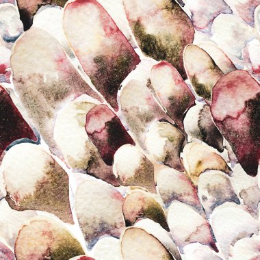 Tek Krom Yılanlı Kusursuz Şablon. Suluboya El Çizilmiş Piton Yazısı. Kobra Derisi Egzotik Doku. Geometrik Yılan Arkaplanı. Zehir ve Yılan derisi. Suluboya El Boyalı Döşeme Deseni.