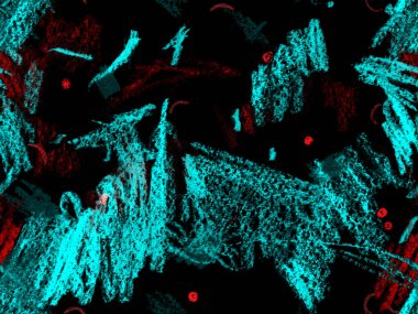 Güzel pastel boya dokusu. Şirin Büyük Yaratıcı Geometrik Mavide Kusursuz Desen Yatay Şablon İndigo Arkaplanı. Büyük Modern Asgari Baskı. Moda Boya Dokusu.