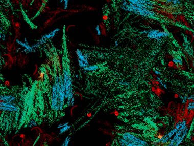 Etnik El Çekim Başlığı. Yatay Şablon İçin Yeşil Arkaplanda Sevimli Büyük Modern Geometrik Kusursuz Desen. Büyük Sanatsal Asgari Baskı. Geometrik El Çizim Başlığı.