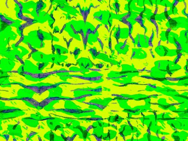 Yeşil ve Aqua Menthe Zebra Cilt İzi. Hayvan kamuflajı arka planı. Suluboya Kamuflaj Tasarımı. Soyut Safari fayansı. Afrika deseni. Çizgili, kusursuz desen. Geometrik Hayvan Dokusu.