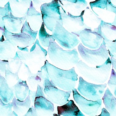 Mavi Turkuaz Yılan Kusursuz Şablon. Suluboya El Çizilmiş Piton Yazısı. Kobra Derisi Egzotik Doku. Geometrik Yılan Arkaplanı. Zehir ve Yılan derisi. Suluboya El Boyalı Döşeme Deseni.