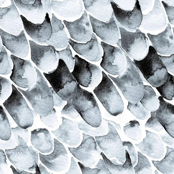 Tek Krom Yılanlı Kusursuz Şablon. Suluboya El Çizilmiş Piton Yazısı. Kobra Derisi Egzotik Doku. Geometrik Yılan Arkaplanı. Zehir ve Yılan derisi. Suluboya El Boyalı Döşeme Deseni.