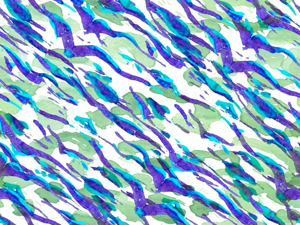 Groene Aqua Menthe Zebra Skin Print Dierencamouflage Achtergrond Geometrische Dierlijke — Stockfoto