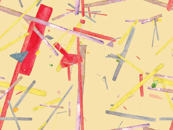 Bauhaus Kusursuz Düzen. Suluboya Geometrik Sarı Safran Çizgileri Tasarımı. Sanat Organik Geo Arkaplanı. Büyük Sanatsal Asgari Baskı. Moda Eğlencesi Soyut Boyası Suluboya Renk Çizgileri.