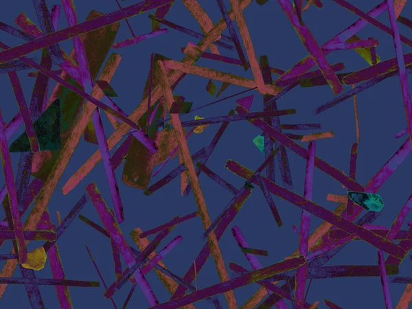 Bauhaus Kusursuz Düzen. Suluboya Geometrik İndigo, Mavi Çizgiler Tasarımı. Sanat Organik Geo Arkaplanı. Büyük Sanatsal Asgari Baskı. Moda Eğlencesi Soyut Boyası Suluboya Renk Çizgileri.