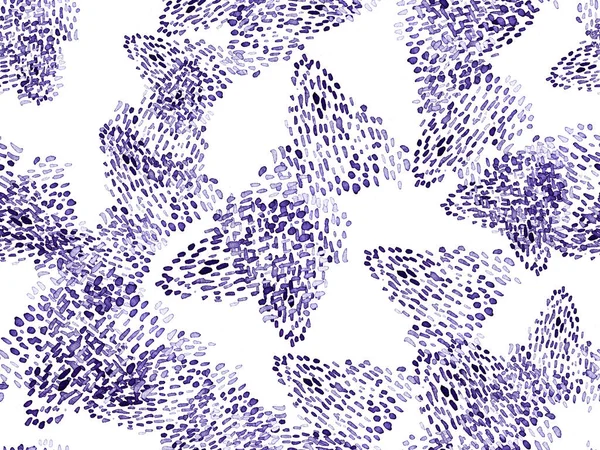 Çivit mavisi, kusursuz hayvan deseni. Suluboya el izi. Afrika egzotik kamuflajı. Geometrik suluboya arka plan. Vahşi hayvan kürkü dokusu. Suluboya El Boyalı Cilt Deseni.