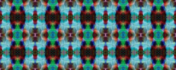 Mavi, Gri, Kırmızı Pastel Eğlenceli Dikdörtgen İkat İlişkisi. Etnik Kusursuz Düzen. Sembol geometrik mayo deseni. Boyalı fırça Aztek arka planı. Suluboya Etnik Tasarım. Kilim Halı Rastgele Dokusu. 