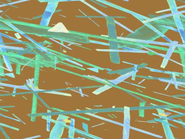 Bauhaus Kusursuz Düzen. Suluboya Geometrik Yeşil Teal Çizgileri Tasarımı. Sanat Organik Geo Arkaplanı. Büyük Çağdaş Küçük Yazdırma. Moda Eğlencesi Soyut Boyası Suluboya Renk Çizgileri.